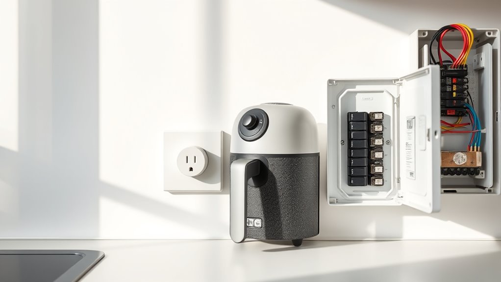 proper outlet and circuit selection