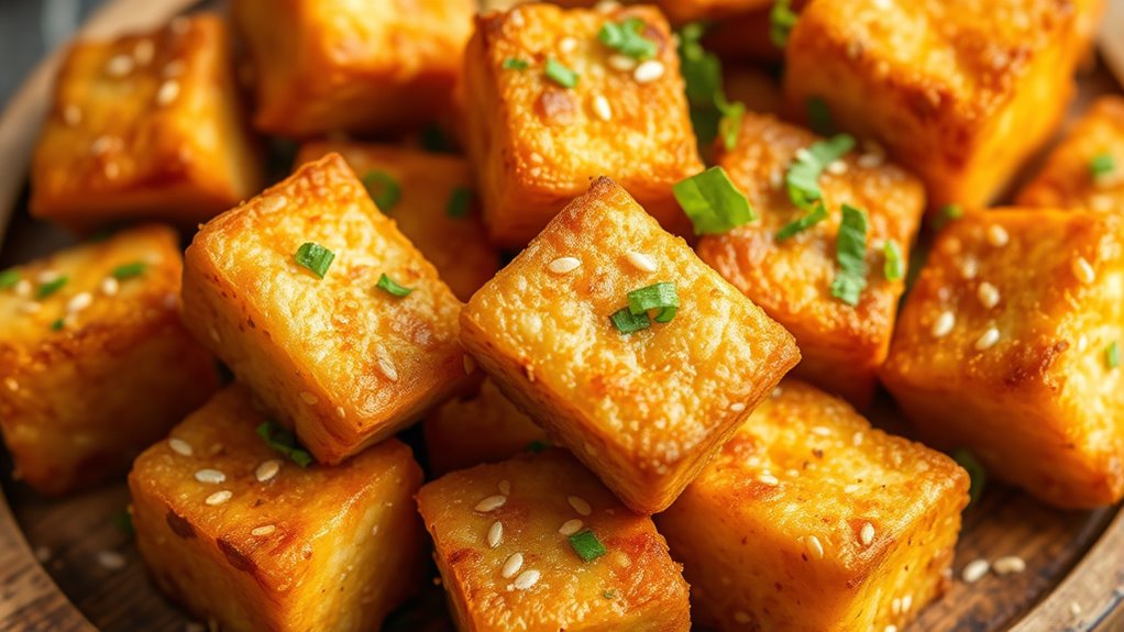 quick crispy vegan tofu