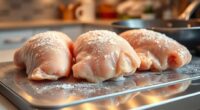 quickly cook frozen chicken