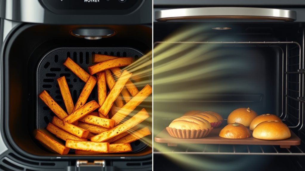 rapid hot air circulation