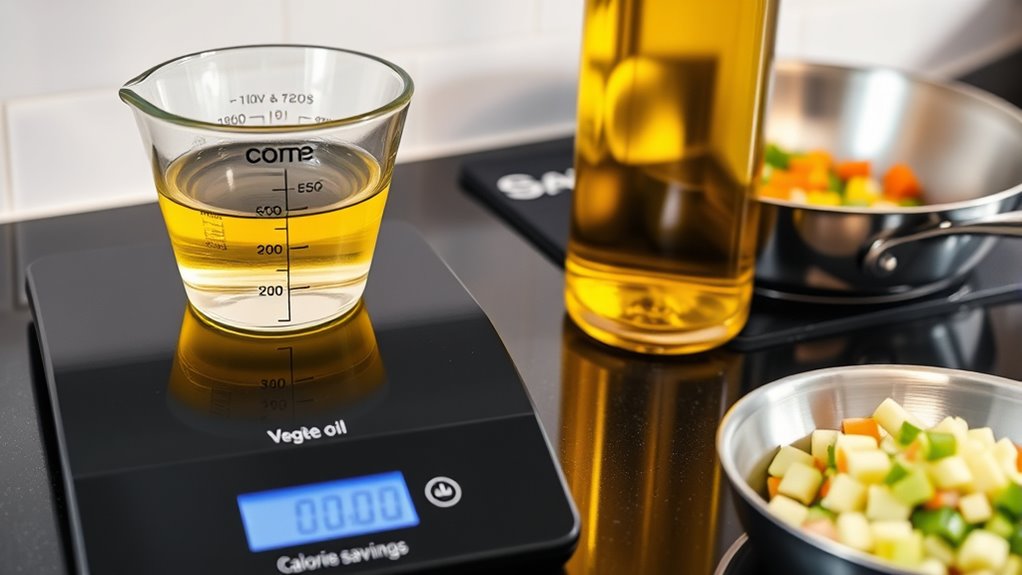 reduce oil save calories