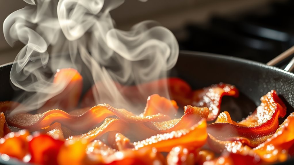 reduce smoke when frying