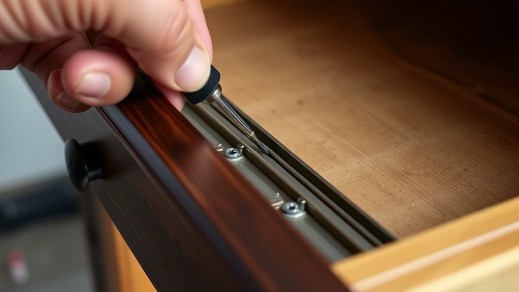 replace warped drawer parts