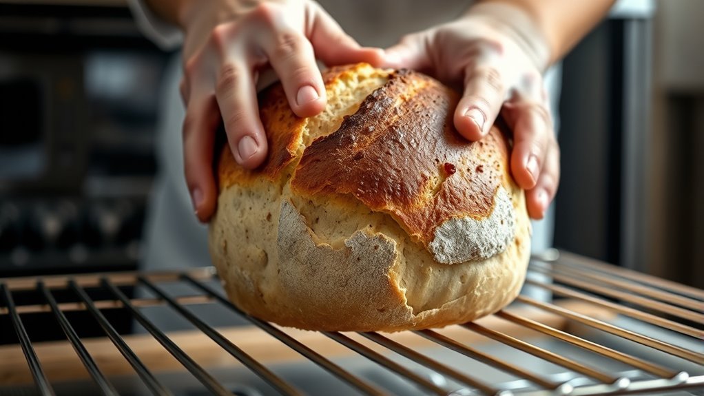 rotate baked goods evenly