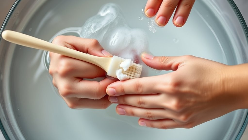 safe silicone cleaning method