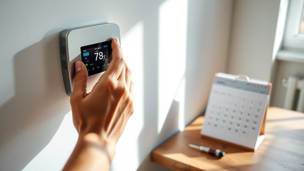 schedule biannual calibration checks