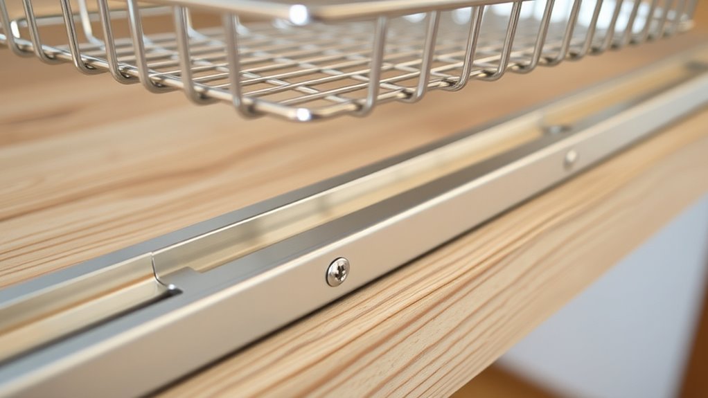 secure track with proper fastening