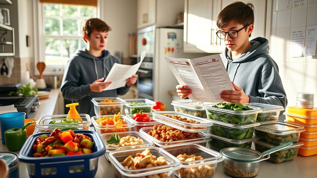 select diverse balanced recipes