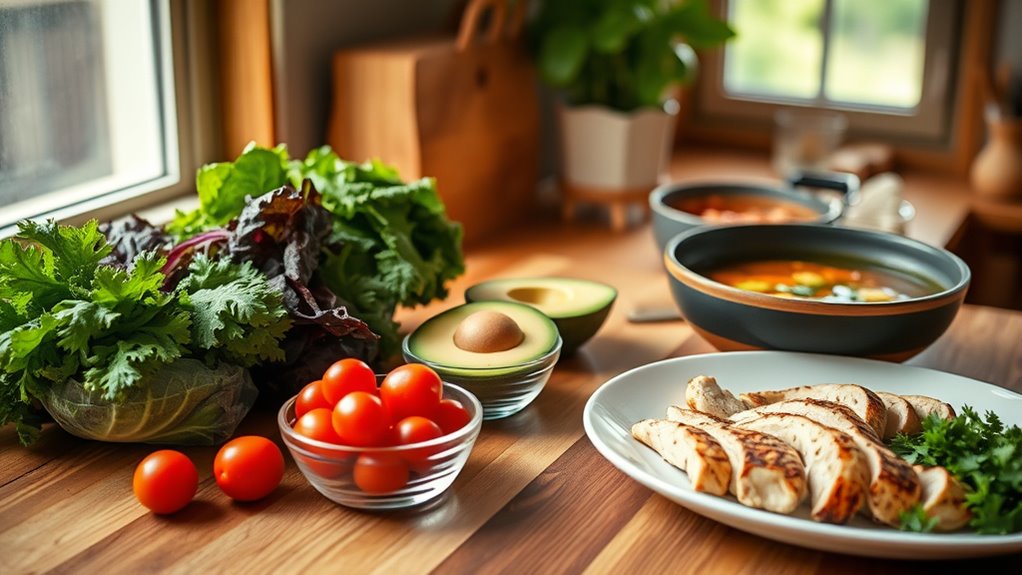 simple nutritious meal ingredients