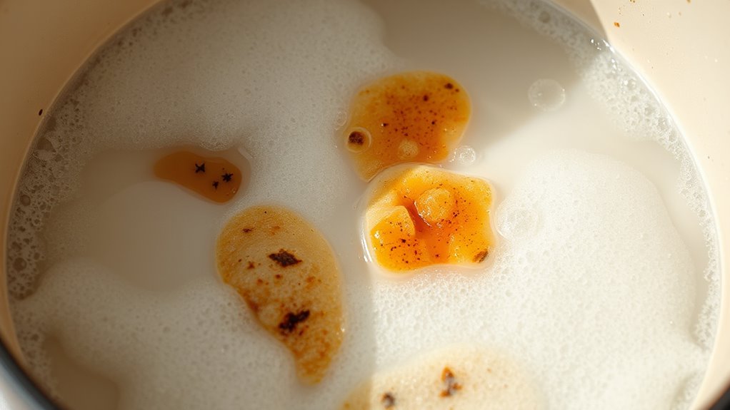 soak burnt sugar safely