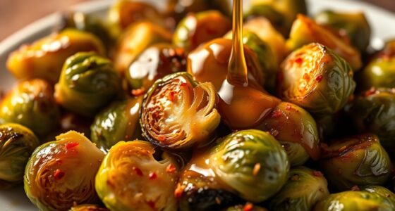 spicy honey brussels sprouts