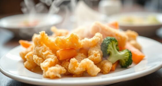 steaming free crispy food photography