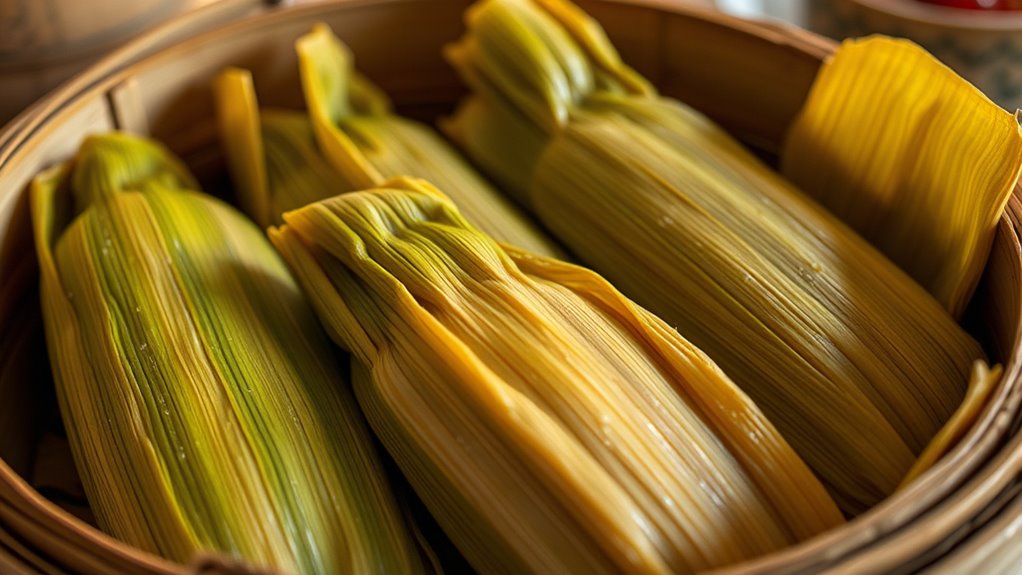 steaming preserves tamale moisture