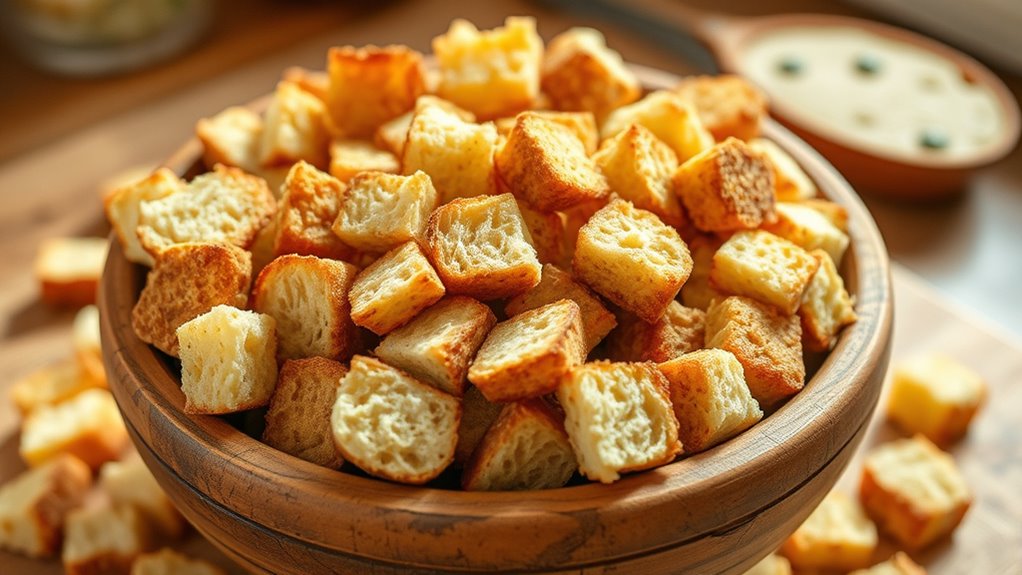 store croutons airtight and dry