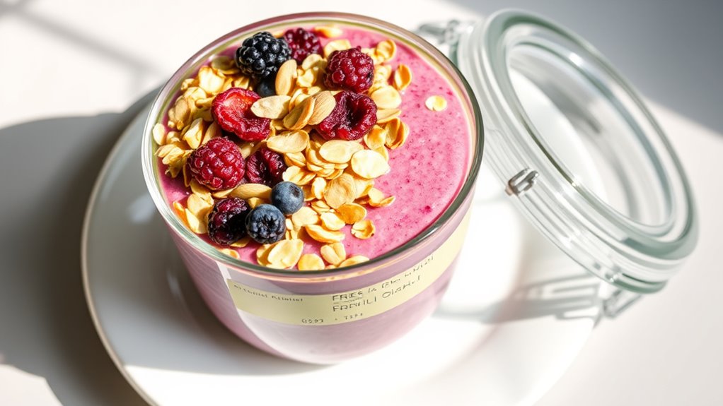 store toppings properly preserved