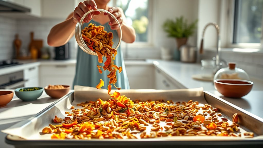 sustainable crunchy snack development