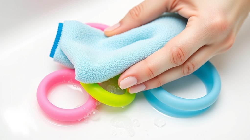 use gentle non abrasive cleaners