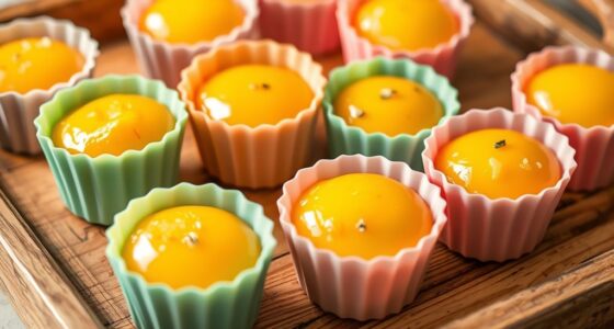 use muffin cups for eggs