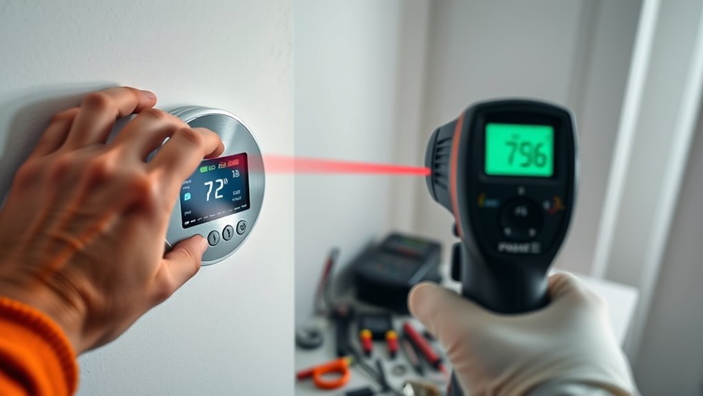 verify thermostat calibration accuracy
