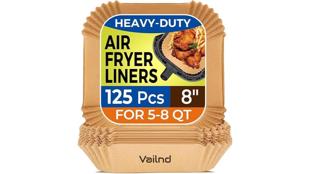 125 pack air fryer liners
