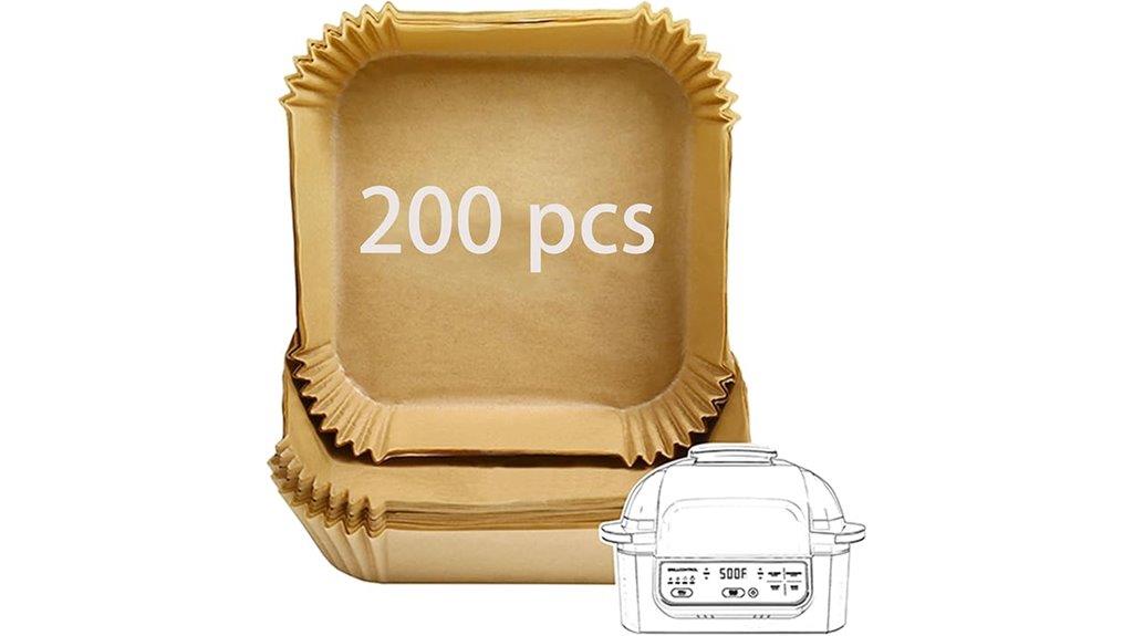 200 pcs air fryer liners