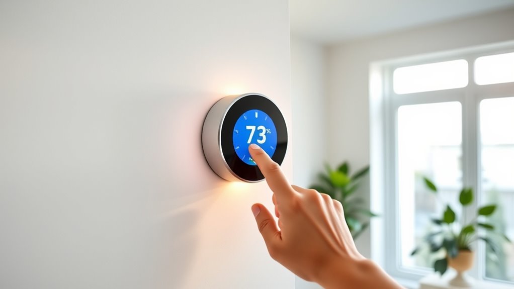 adjust thermostat for efficiency