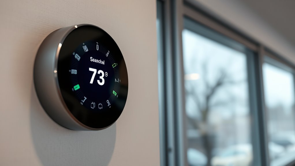 adjust thermostat seasonally