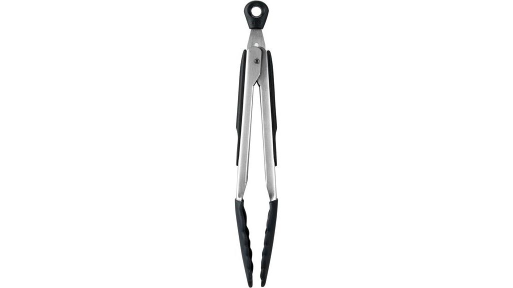 black silicone head tongs