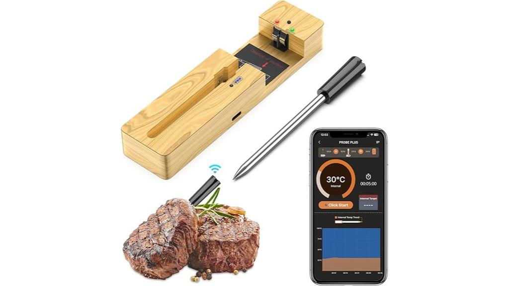 bluetooth waterproof digital thermometer