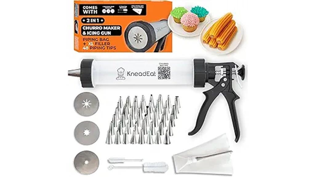 churro and icing gun