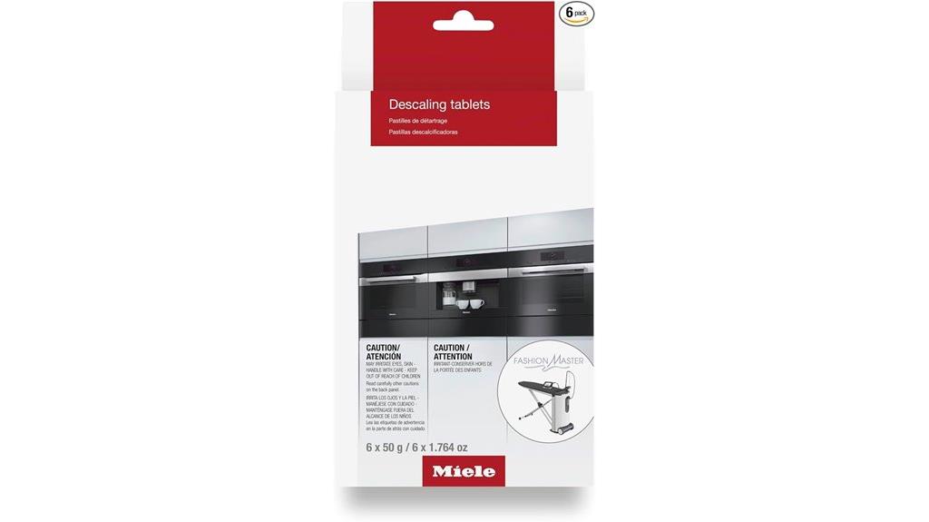 coffee and oven descaling tablets