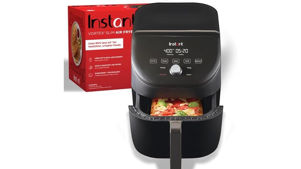compact 6 quart air fryer