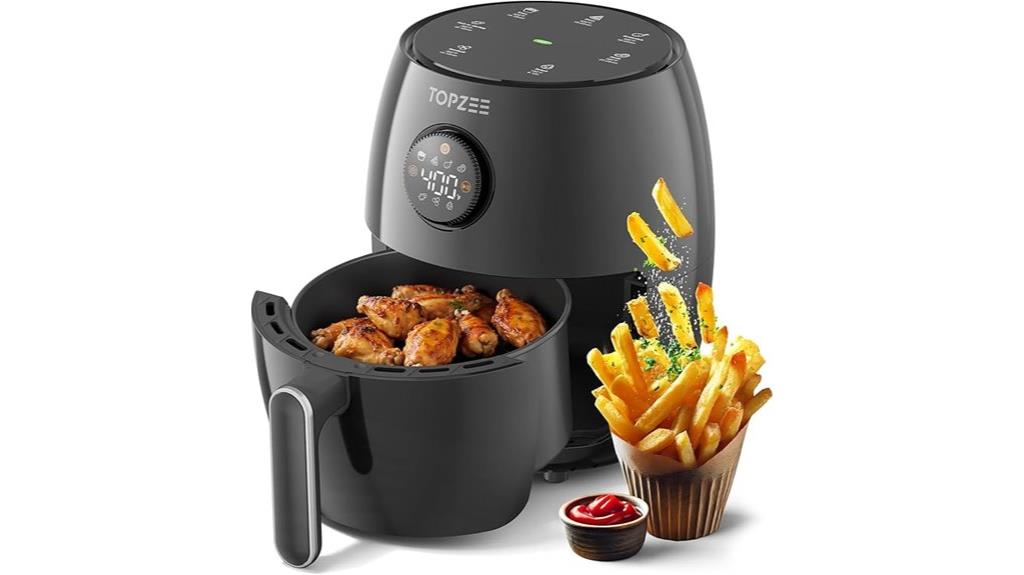 compact air fryer with multiple presets