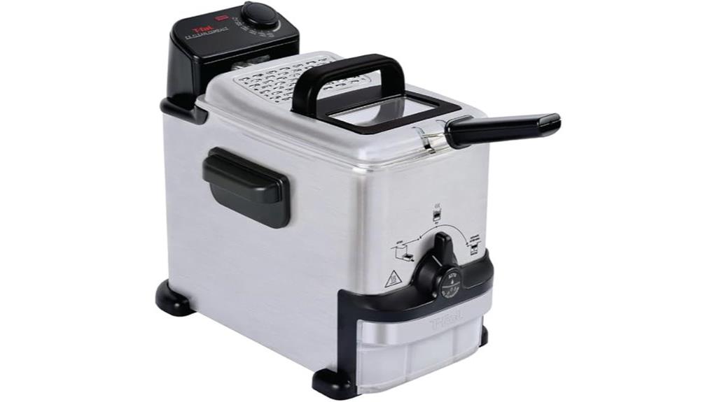 compact stainless steel fryer