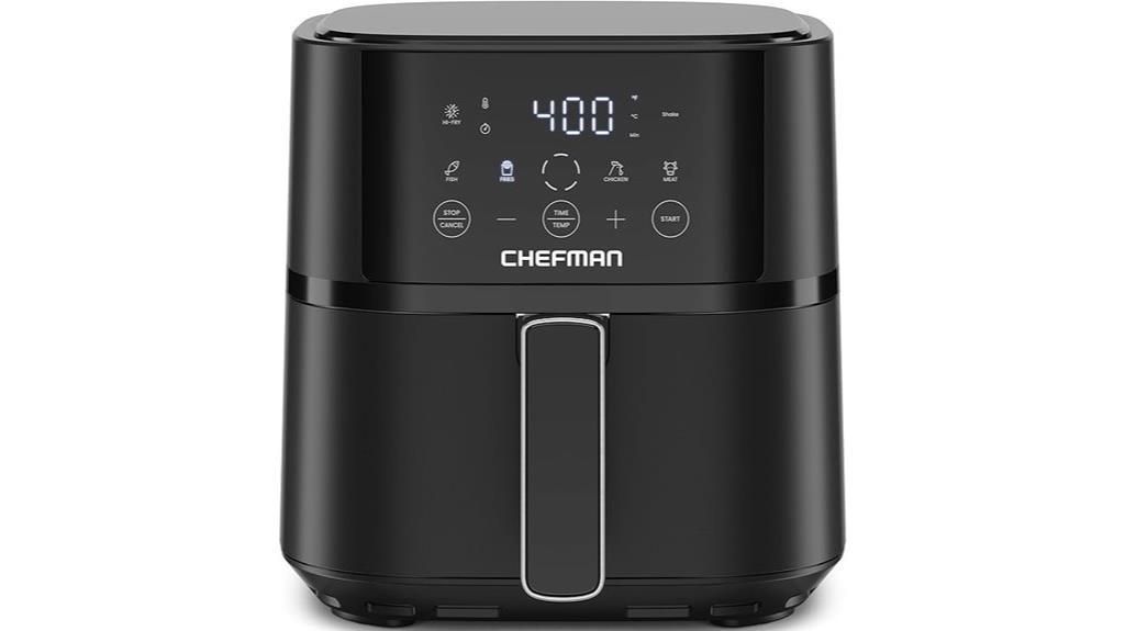 compact touchscreen air fryer