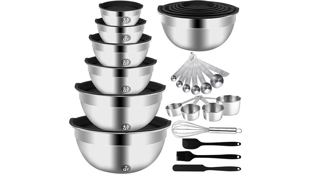 complete stainless steel set