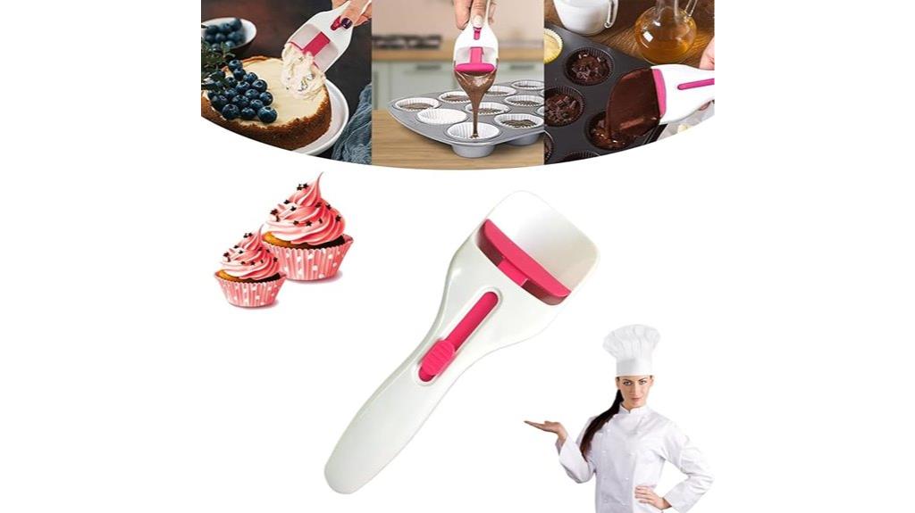 cupcake batter portion scoop