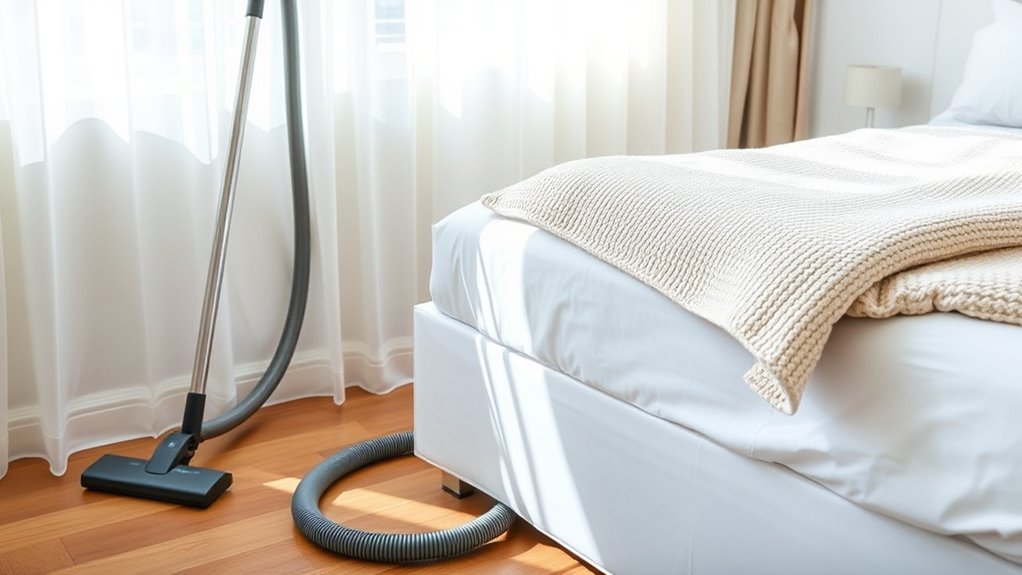 daily cleaning reduces dust mites