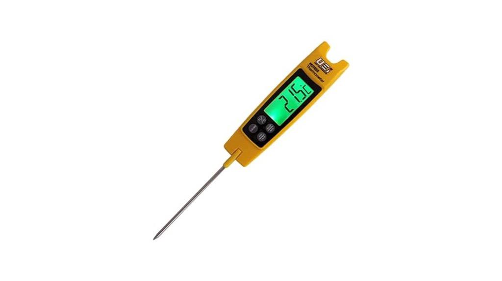 differential temperature pocket thermometer