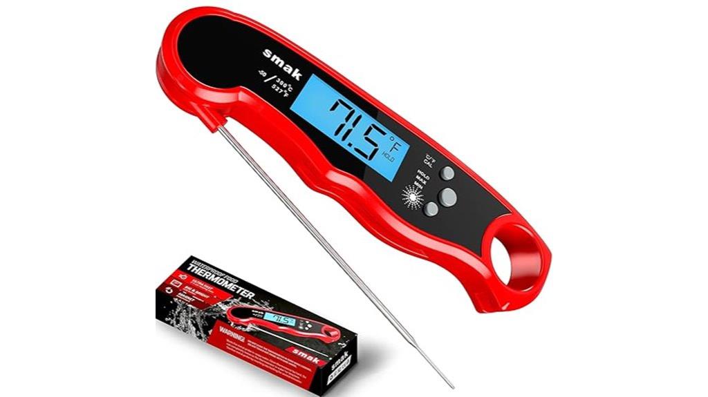 digital backlit meat thermometer
