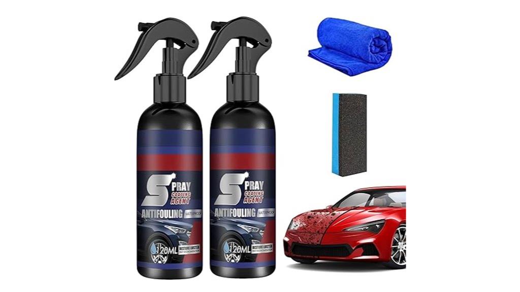 dual car coating spray