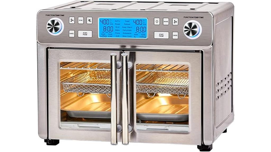 dual zone air fryer oven