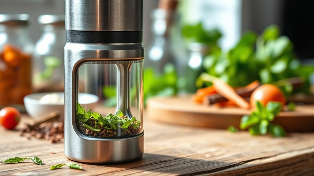 durable refillable controlled seasoning