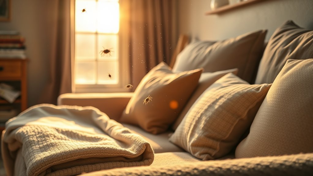 dust mites cause allergies