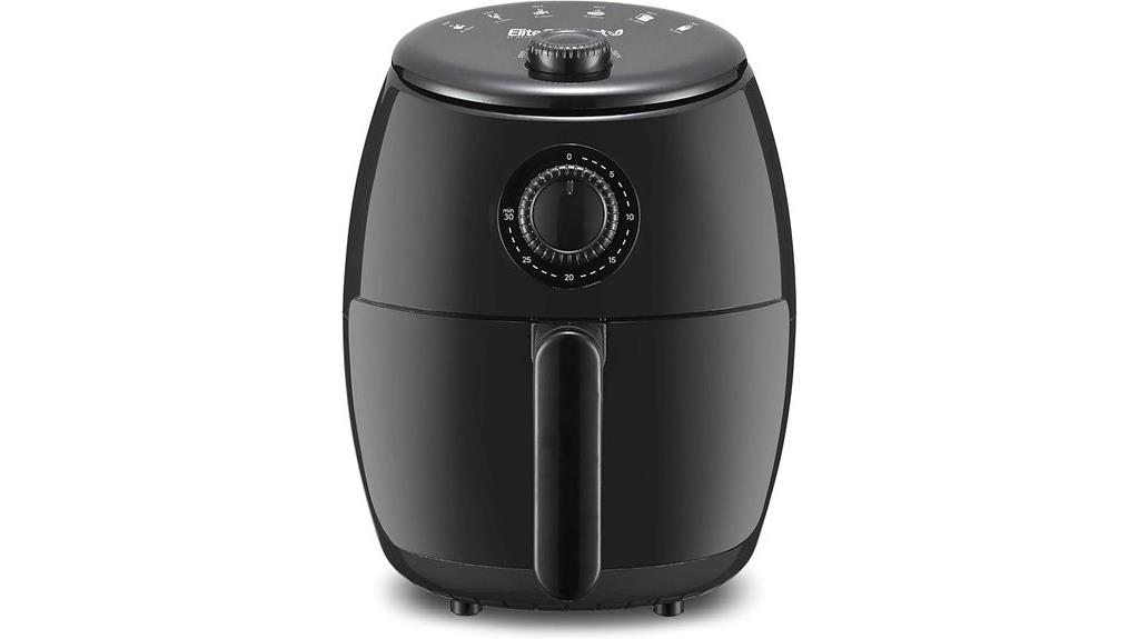 elite gourmet compact air fryer