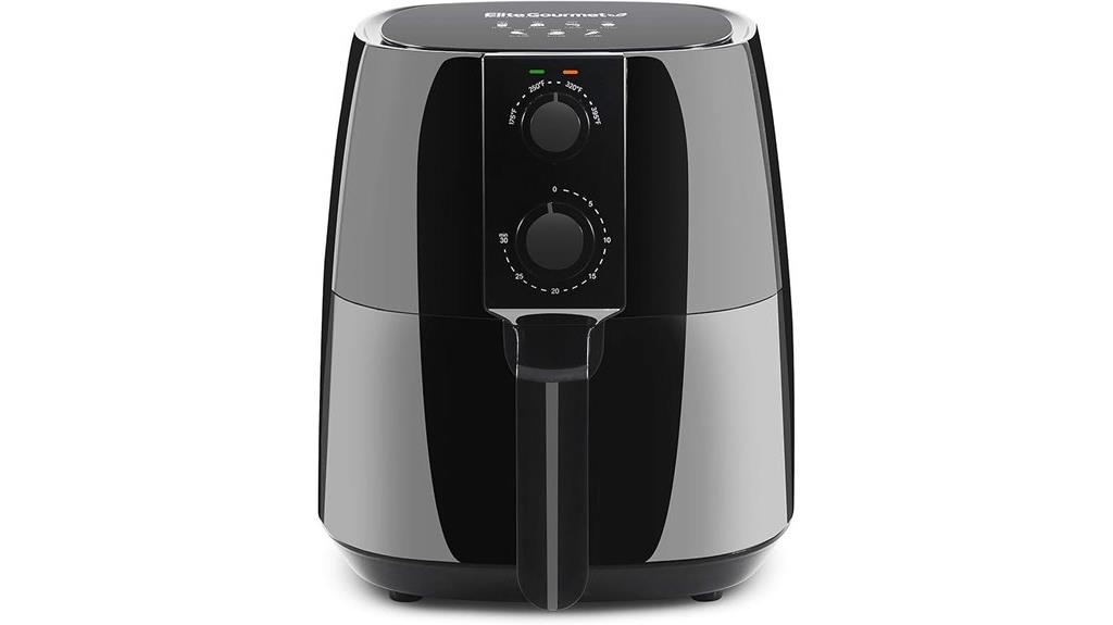 elite gourmet hot air fryer