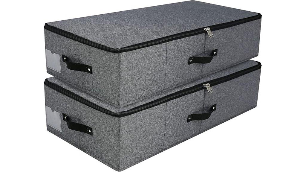 foldable under bed baskets