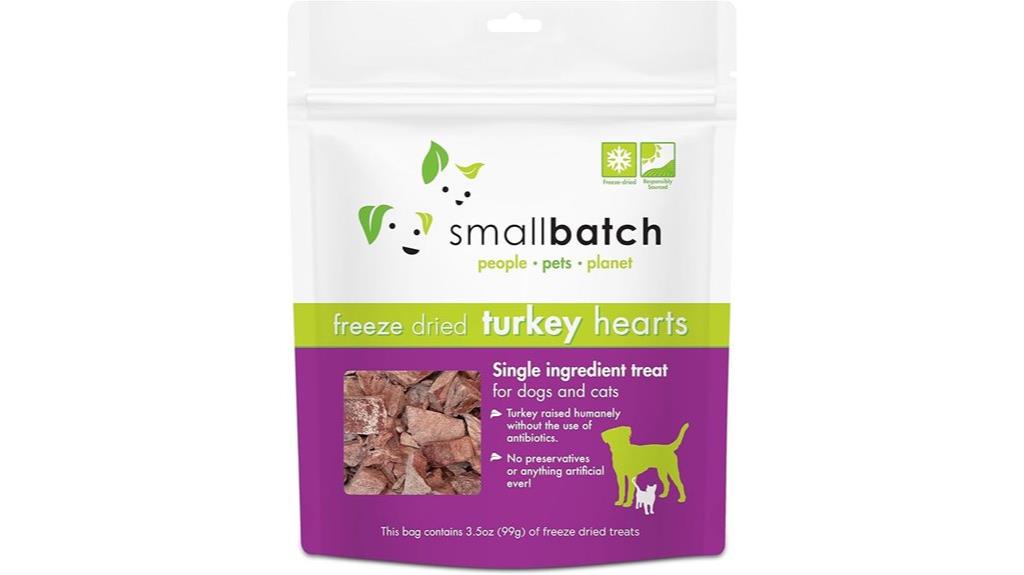 freeze dried turkey heart