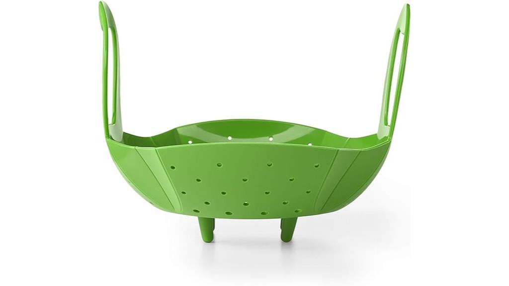 green medium silicone steamer