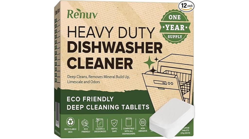 heavy duty dishwasher cleaning tablets